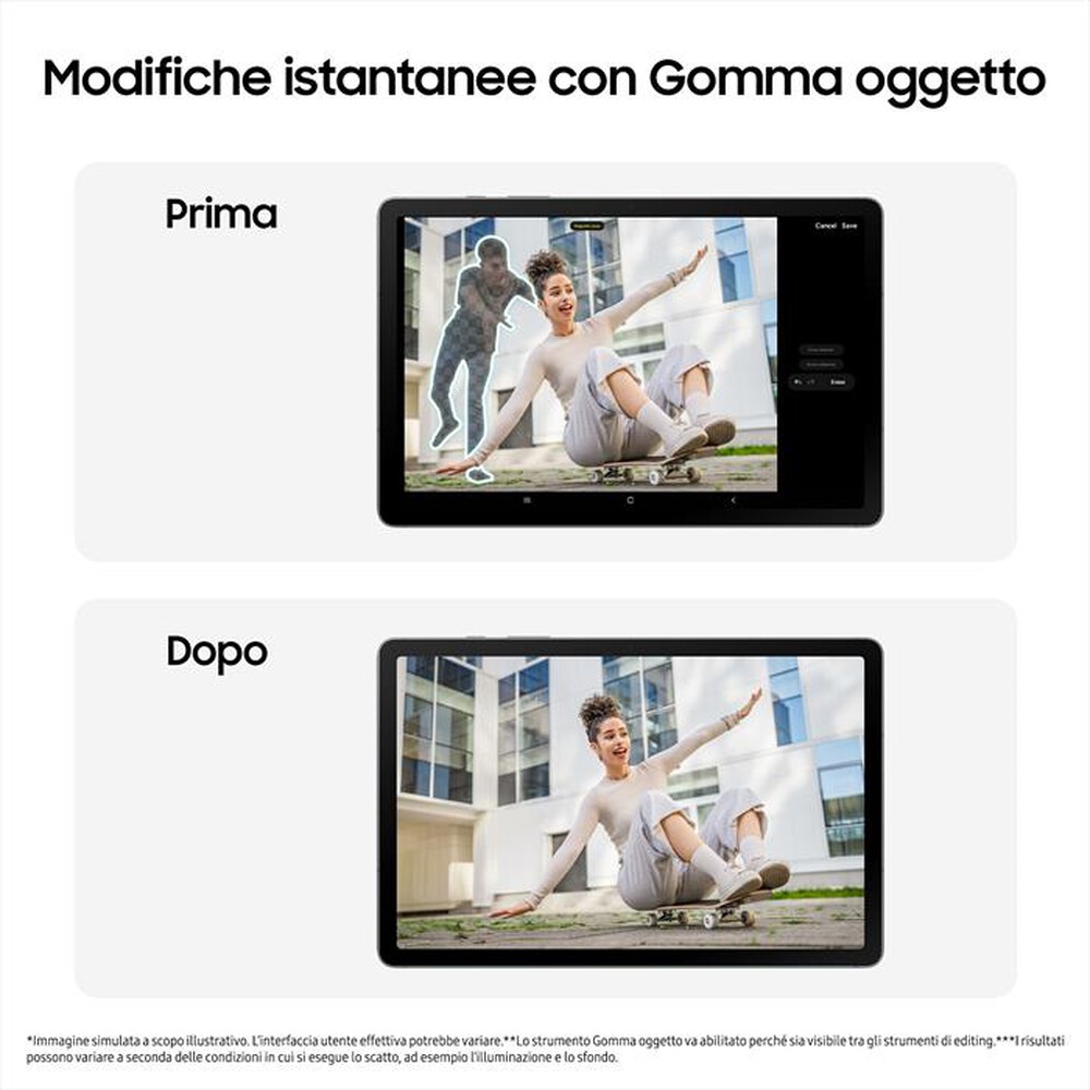 Immagine del prodotto SAMSUNG - GALAXY TAB S10 LITE 8+256GB WIFI-Silver