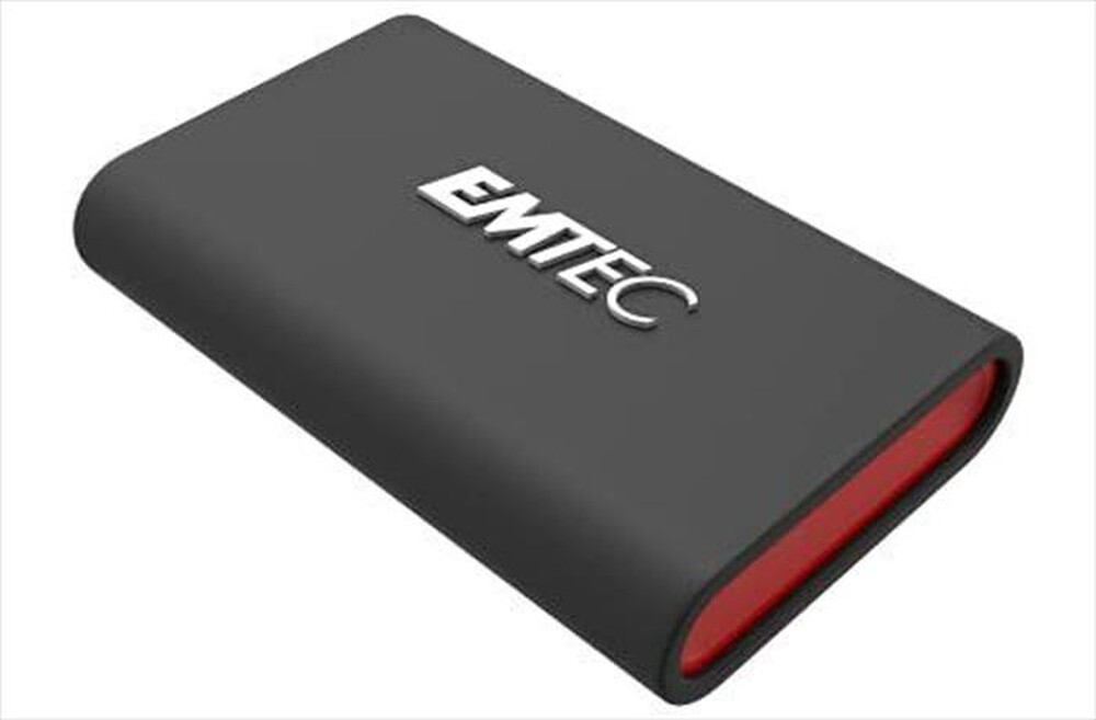 "EMTEC - Hard disk esterno ECSSD512GX210-Nero/Rosso"