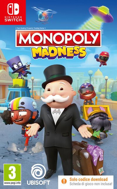 UBISOFT - MONOPOLY MADNESS SWITCH CODE IN BOX,  UBISOFT - MONOPOLY MADNESS SWITCH CODE IN BOX