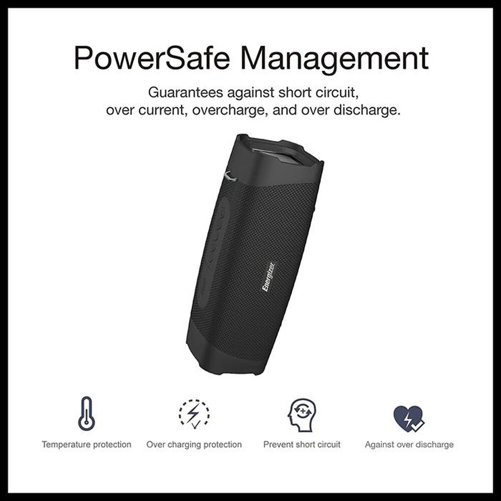 "ENERGIZER - BTS105 SPEAKER PORTATILE BLUETOOTH-NERO"