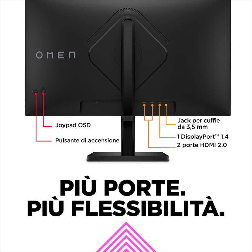 Immagine del prodotto HP - Monitor FHD 27" OMEN 27-Nero
