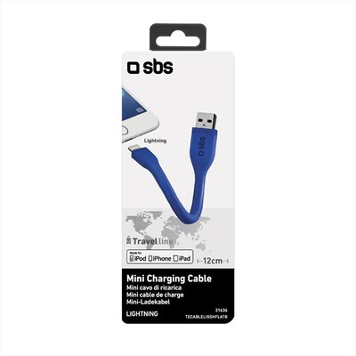 SBS - TECABLELIGSHFLATB-Blu