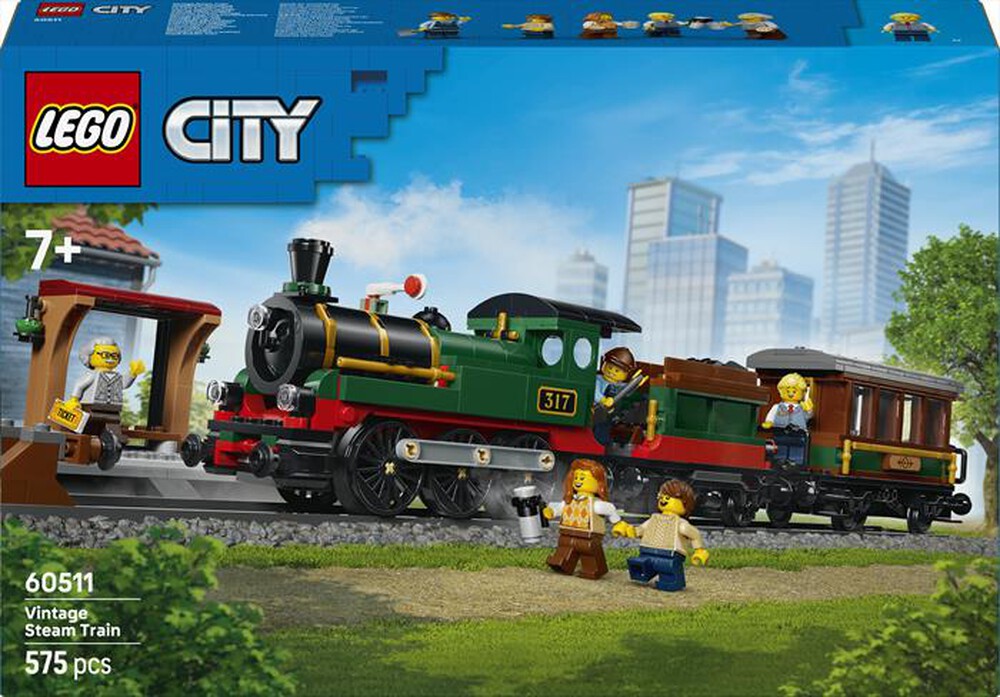 Immagine del prodotto LEGO - CITY Treno a vapore vintage - 60511