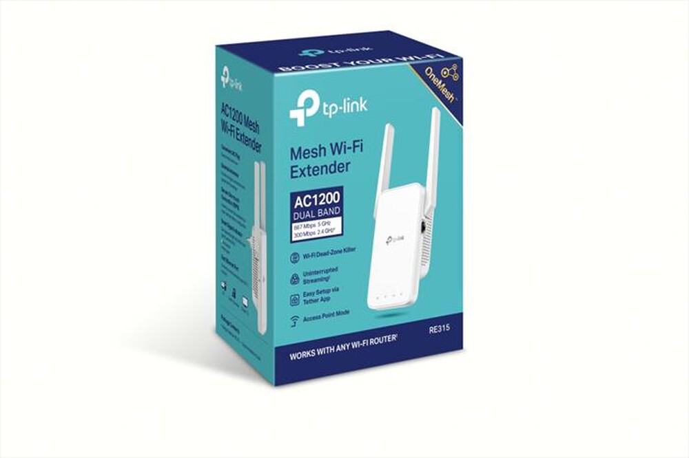 Immagine del prodotto TP-LINK - RE315 | RANGE EXTENDER ONEMESH WI-FI AC1200