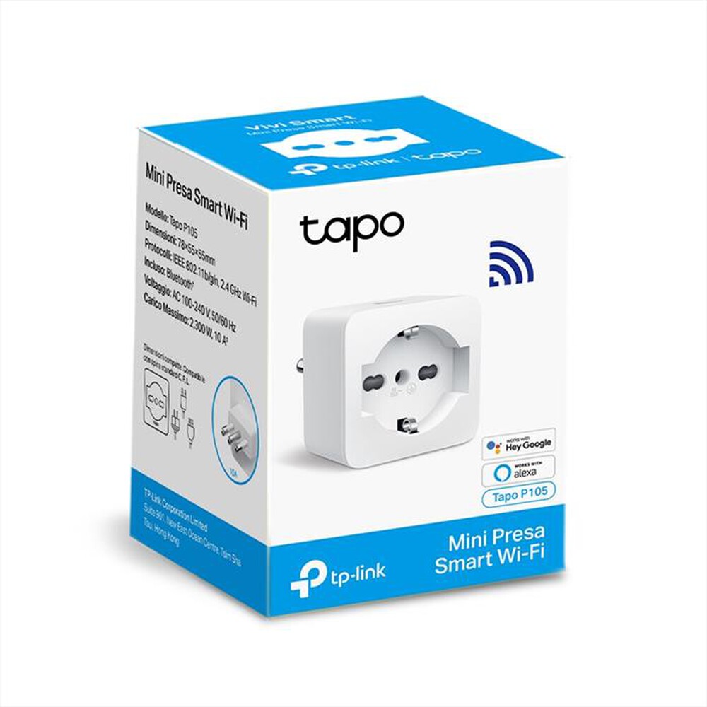 "TP-LINK - TAPO P105 - MINI PRESA ELETTRICA SMART"