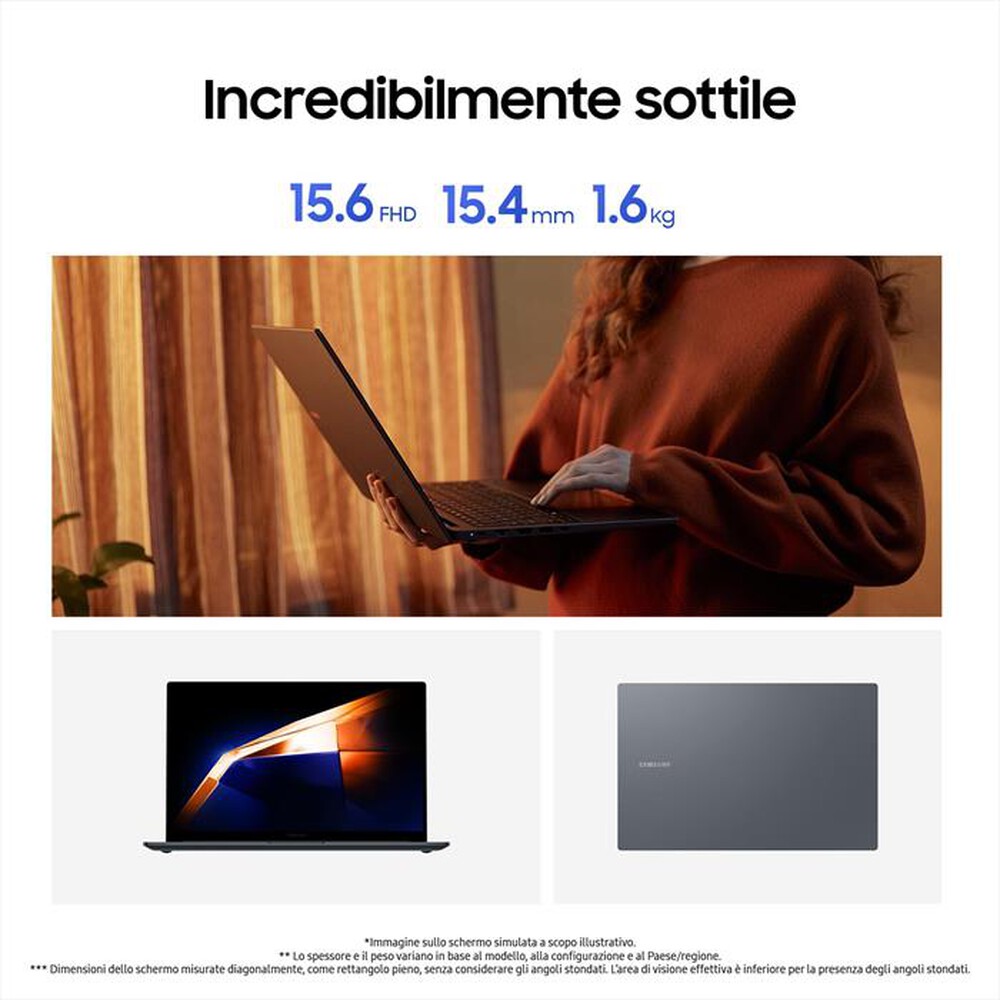 "SAMSUNG - Notebook GALAXY BOOK4 Core i7-Gray"