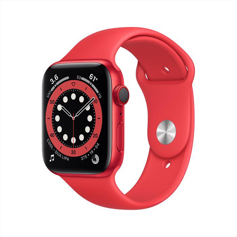 "APPLE - Watch Series 6 GPS+Cellular 44mm All Rosso-Cinturino Sport Rosso"