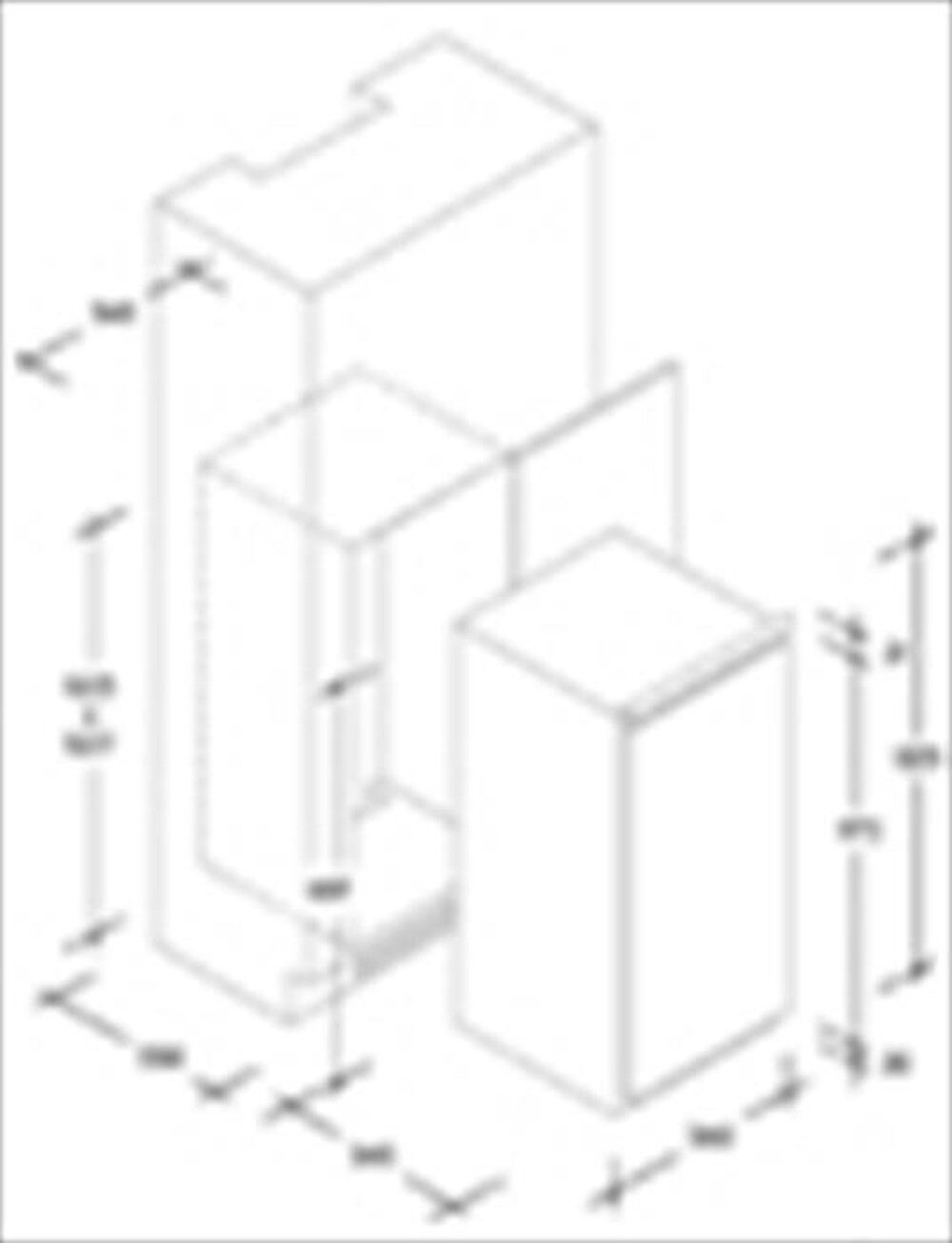 "CANDY - Frigorifero incasso CIO 225 NE Classe F 181lt"
