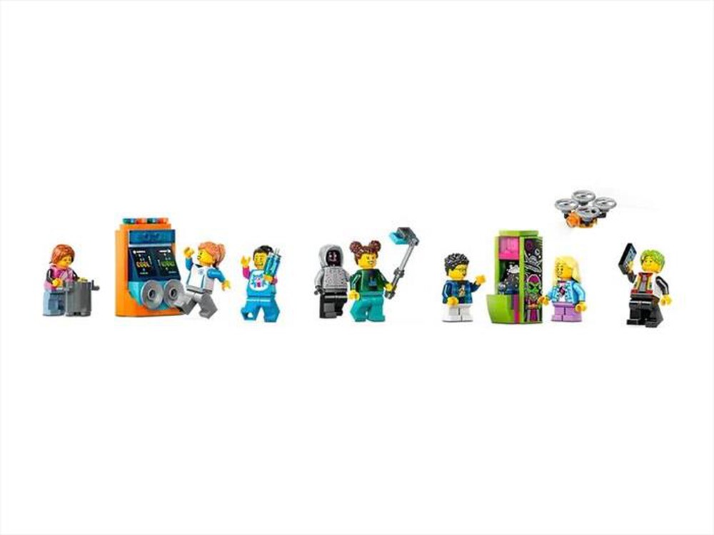 "LEGO - MONTAGNE RUSSE DI ROBOT WORLD - 60421-Multicolore"