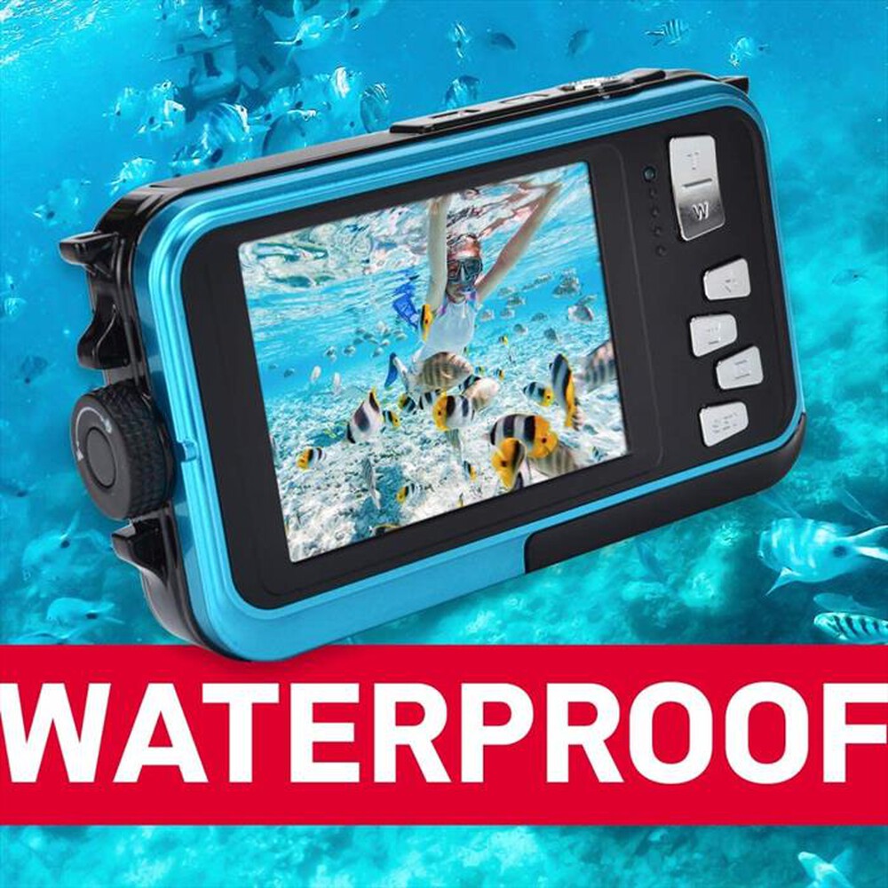 "AGFA - Fotocamera compatta Realishot WP8000-Blu"