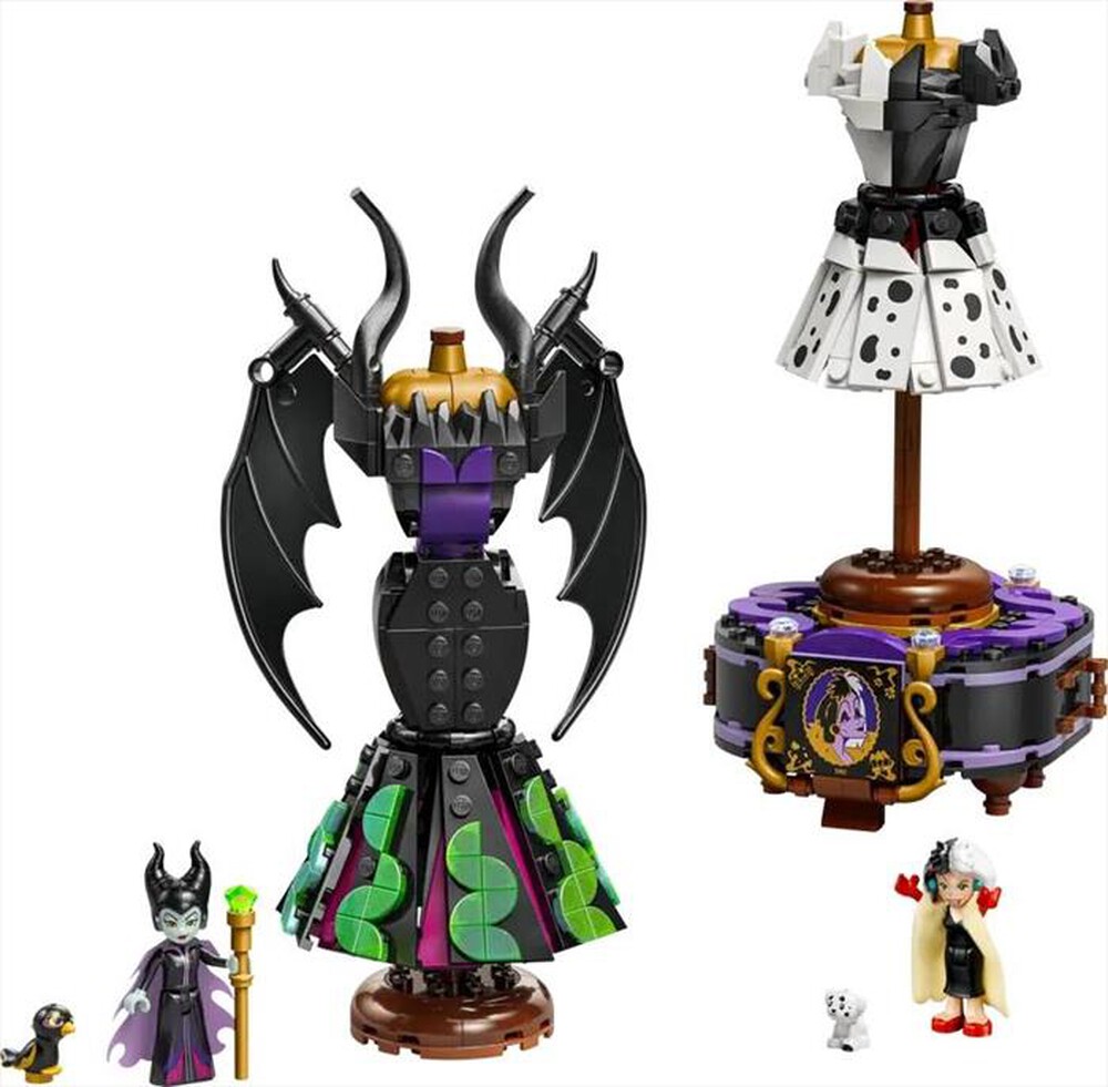 "LEGO - DISNEY Abiti di Malefica e Crudelia De Mon - 43262-Multicolore"