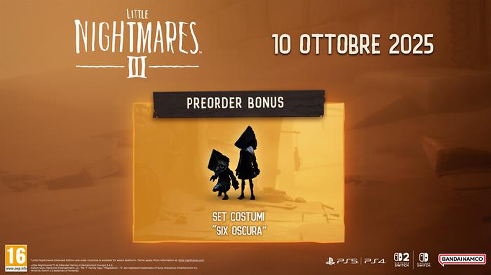 Immagine del prodotto NAMCO - LITTLE NIGHTMARES III PS5-N/D
