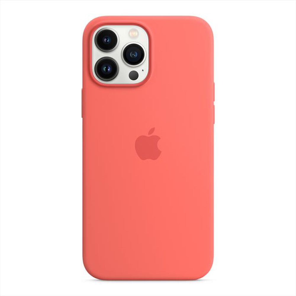 "APPLE - iPhone 13 Pro Max Silicone Case with MagSafe-Pink Pomelo"