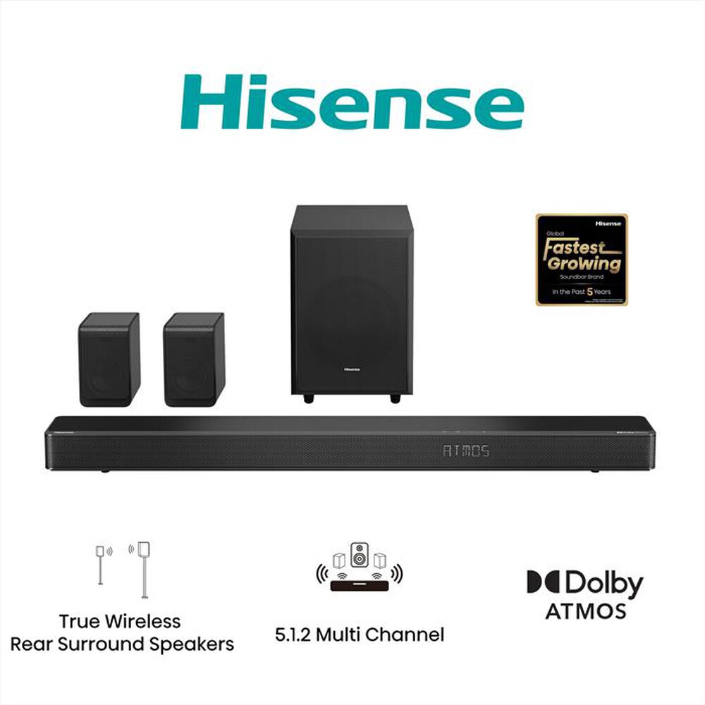 Immagine del prodotto HISENSE - SoundBar AX5125H-NERO