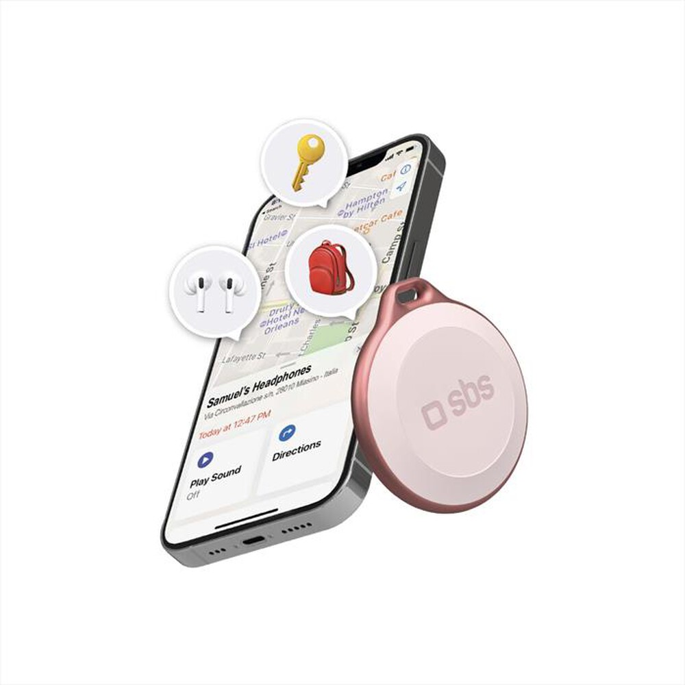Immagine del prodotto SBS - Tracker FindMy Dov'è TEFINDBTAPP-Rosa