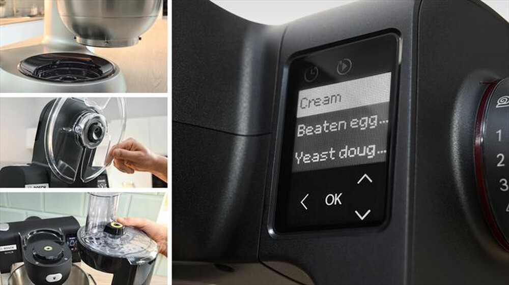 "BOSCH - Kitchen machine MUMS6ZS34-Black,Stainless steel"