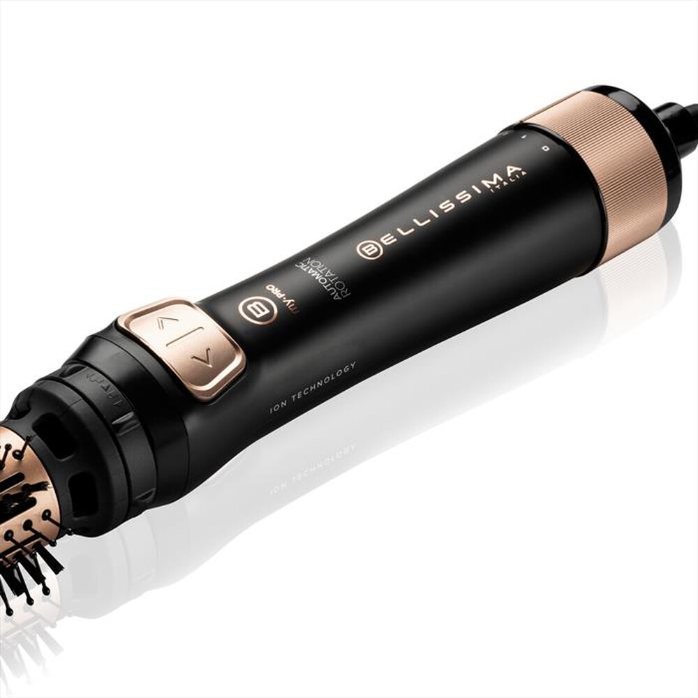 "BELLISSIMA IMETEC - Spazzola arriccia capelli BHS4 1100-Nero/Rose gold"