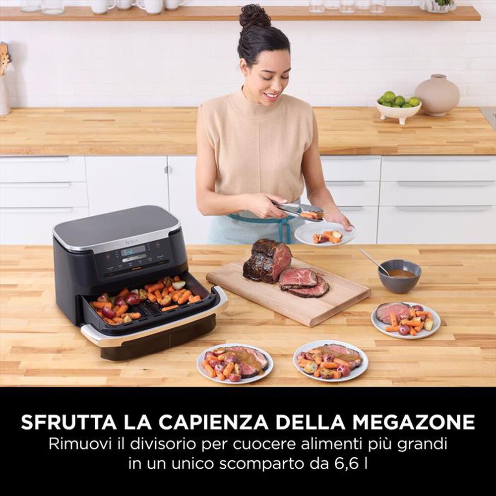 Immagine del prodotto NINJA - Friggitrice ad aria FLEXDRAWER 6,6lt AF550EU-Nero