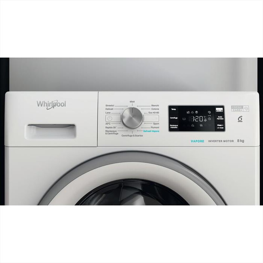 "WHIRLPOOL - Lavatrice FRESHCARE FFB 846 SV IT 8 Kg Classe A-Bianco"