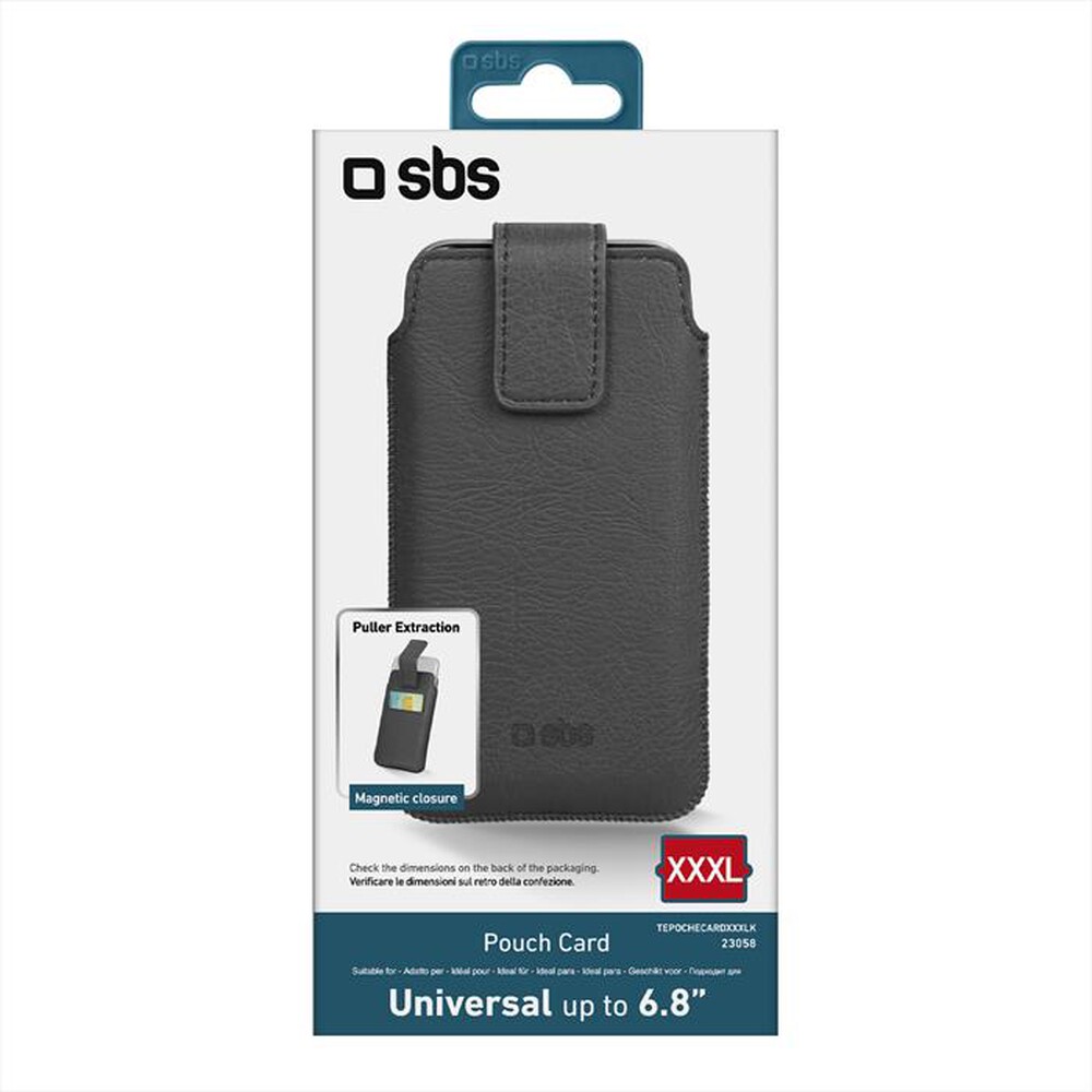 Immagine del prodotto SBS - TEPOCHECARDXXXLK-Nero