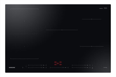 SAMSUNG - Piano cottura a induzione NZ85C5047FK/U1 80cm-Nero
