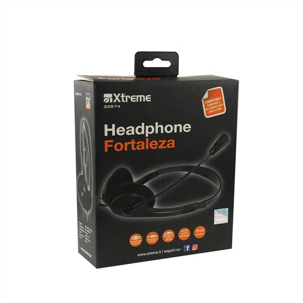 "XTREME - 33574 - Cuffia Stereo-NERO"