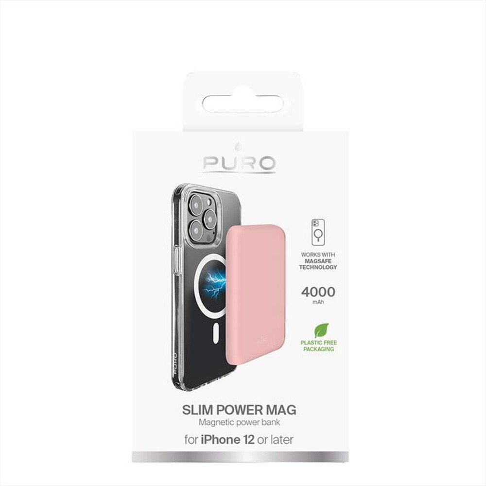 Immagine del prodotto PURO - Power Bank FCBB40P1MAGROSE per IPhone-Dusty Pink