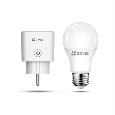 EZVIZ - T30 SMART PLUG+LB1 LAMPADINA WHITE-White