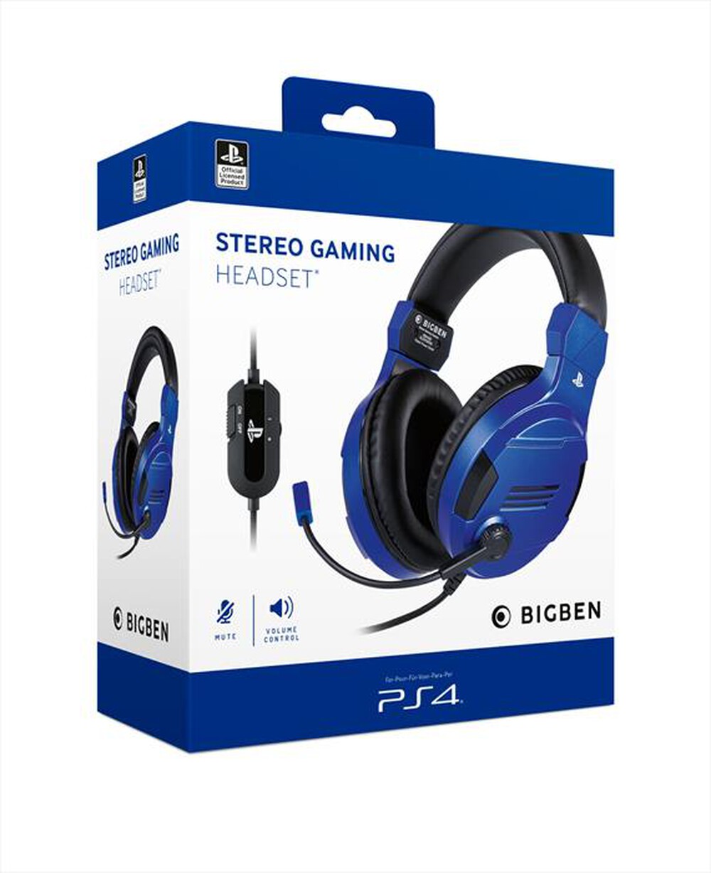 "BIG BEN - CUFFIE GAMING STEREO V3 PS5-Nero/Blu"