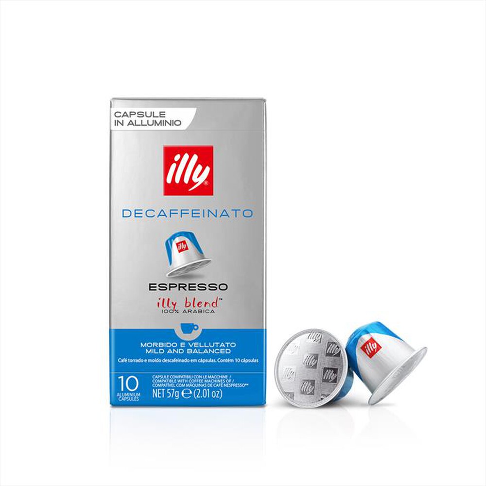 "ILLY - 10 CAPSULE COMPATIBILI NESPRESSO DECAFFEINATO"