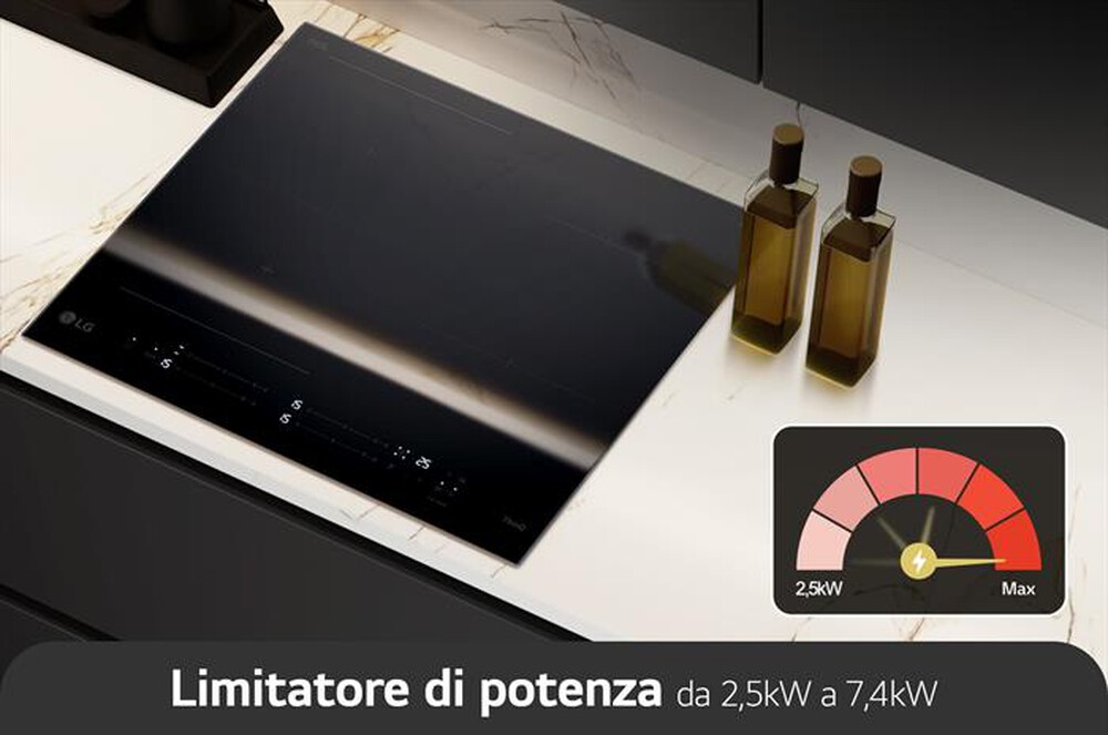 Immagine del prodotto LG - Piano cottura induzione CCI7Z2438BA 59cm-Nero Schott