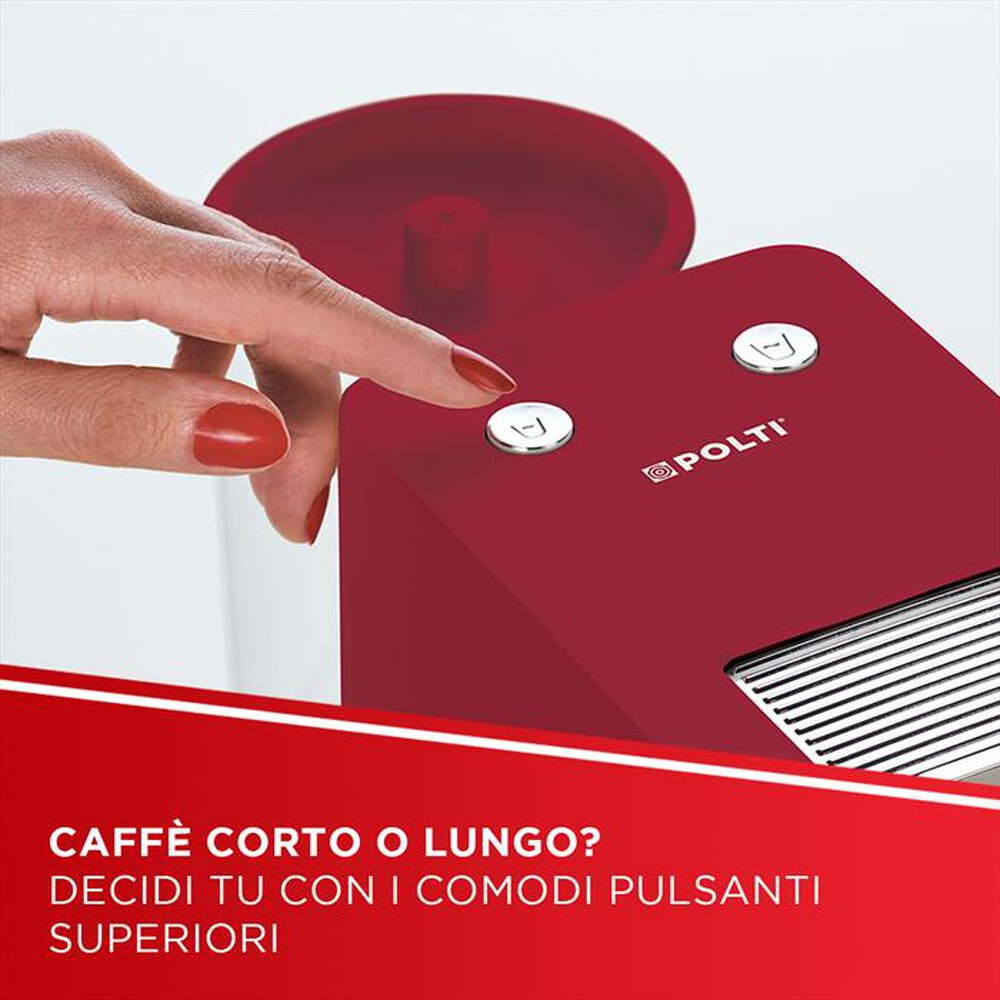 Immagine del prodotto POLTI - Macchina da caff&eacute; a cialde ESE 44m COFFEA S15R-Rosso