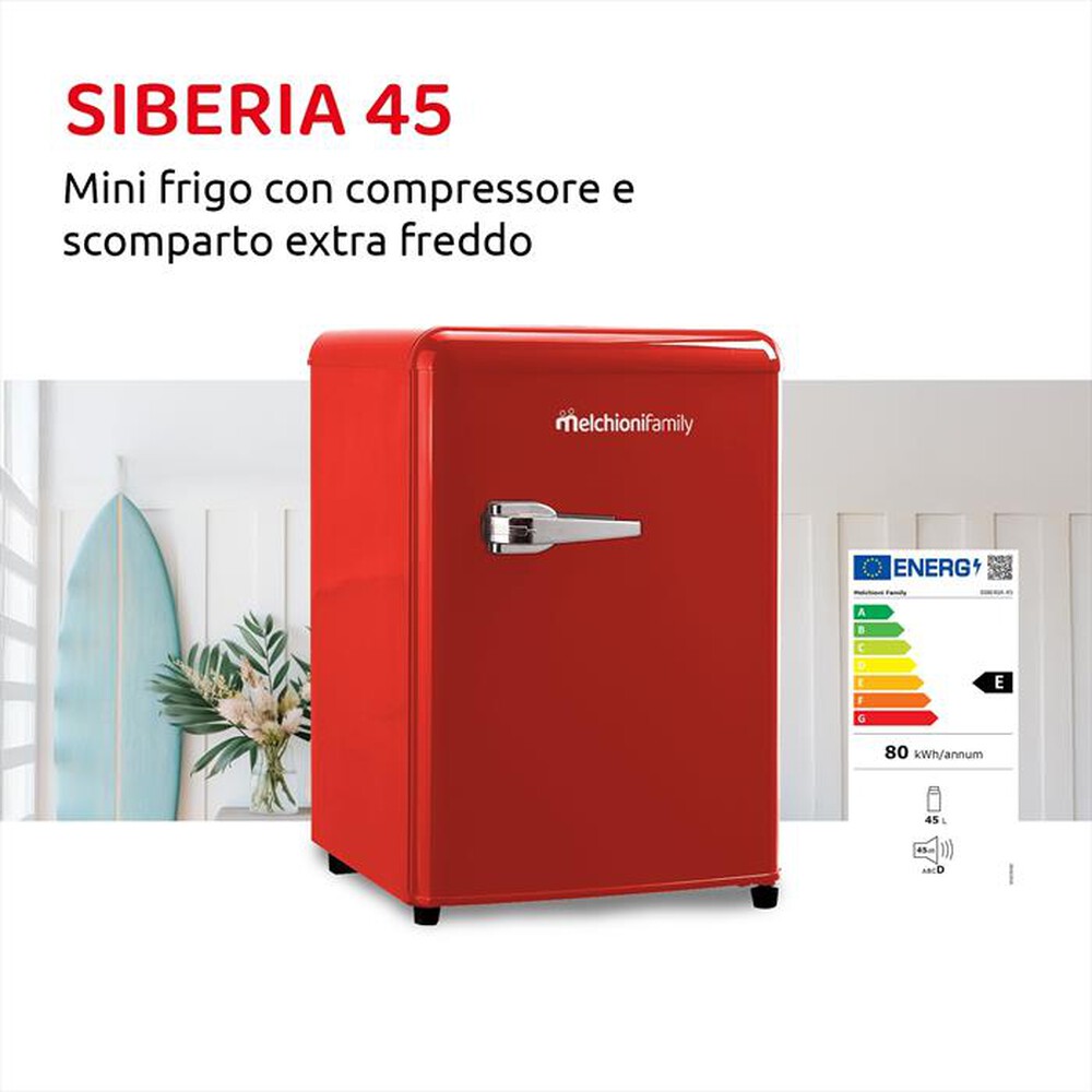 Immagine del prodotto MELCHIONI FAMILY - SIBERIA 45 - ROSSO-Rosso / Metallo