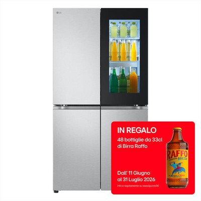 LG - Frigorifero 4 porte GMV960MBDE INSTAVIEW Classe E-Metal Sorbet