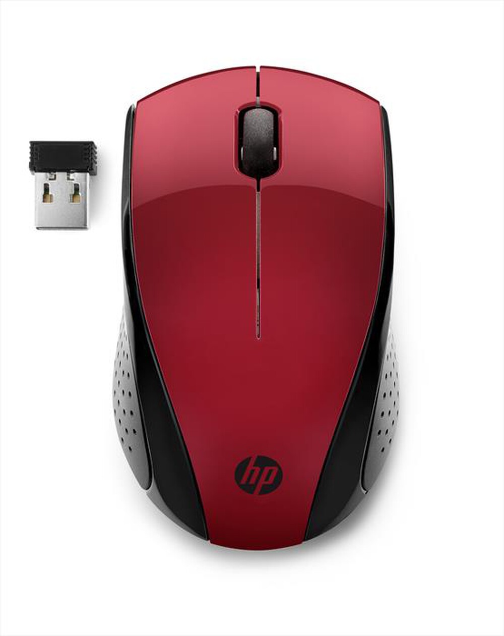 "HP - WIRELESS MOUSE 220-Red"
