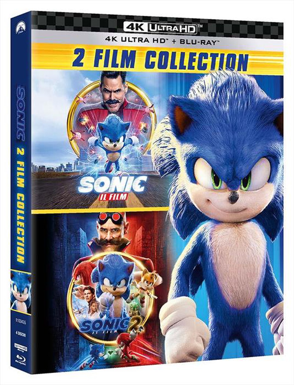 "PARAMOUNT PICTURE - Sonic - 2 Film Collection (2 Blu-Ray Ultra HD 4K"