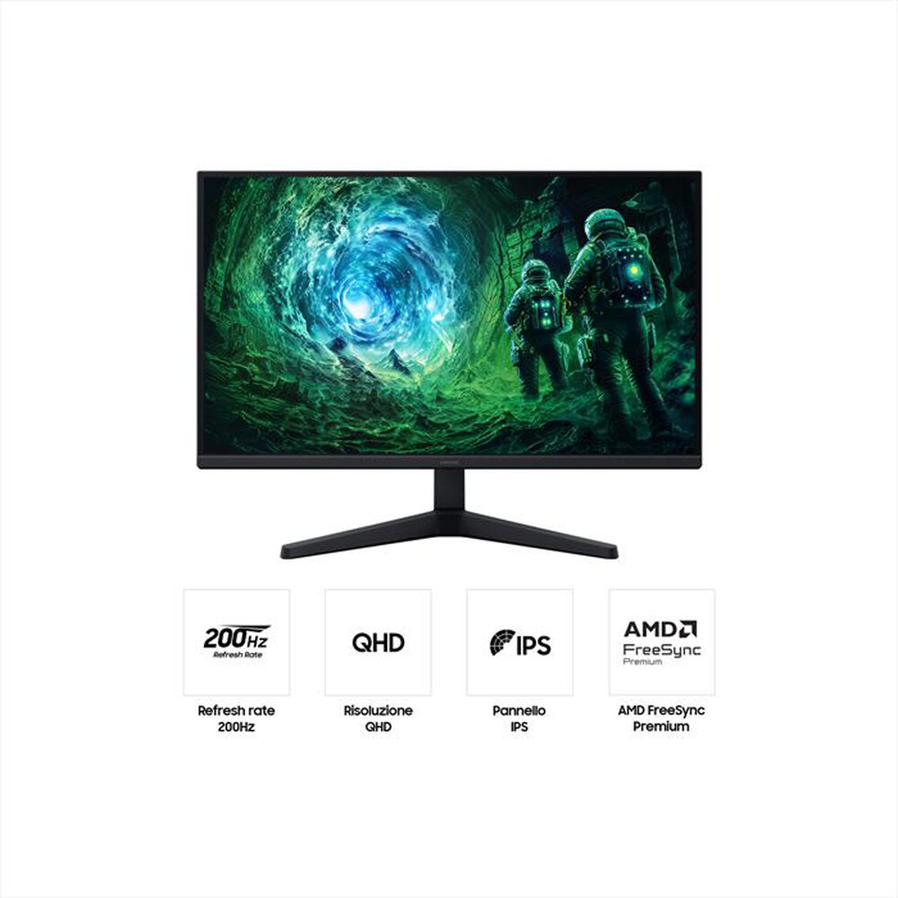 Immagine del prodotto SAMSUNG - MONITOR GAMING ODYSSEY G5 - G53F DA 27" QHD FLAT-Black