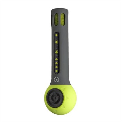CELLY - MICROFONO SENZA FILI CON SPEAKER INTEGRATO-Verde/Silicone
