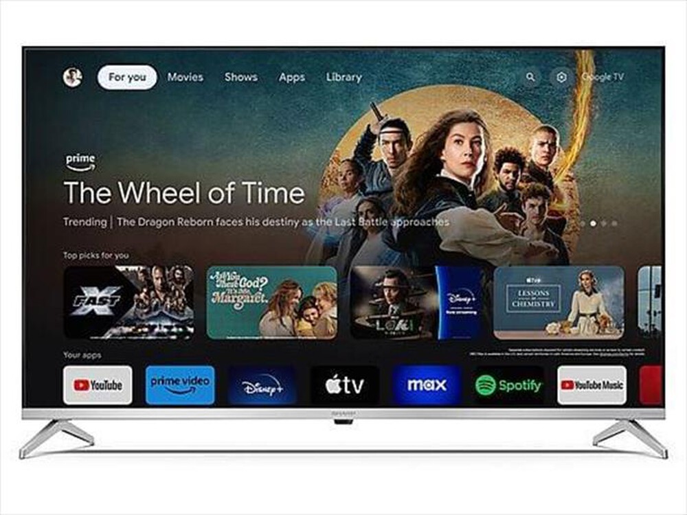 "SHARP - Smart TV 43\" QLED4K GTV 43GP62-Nero"