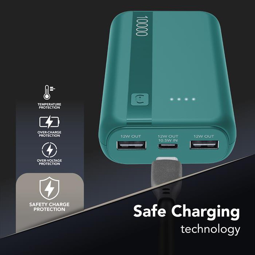 Immagine del prodotto CELLULARLINE - POWER BANK ESSENTIAL 10000-Blu