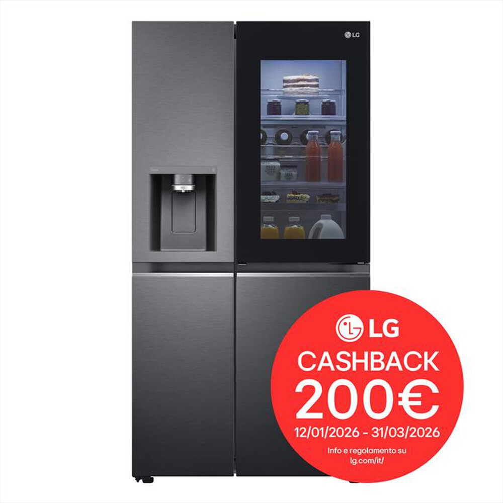 Immagine del prodotto LG - Frigorifero side by side GSXV91MCAE Classe E-Black