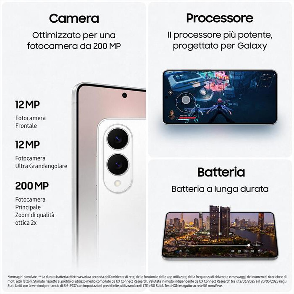 Immagine del prodotto SAMSUNG - Galaxy S25 Edge 12+512GB-Titanium Icyblue