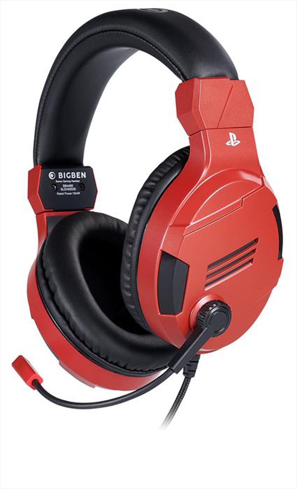 "BIG BEN - CUFFIE GAMING STEREO V3 PS5-Nero/Rosso"