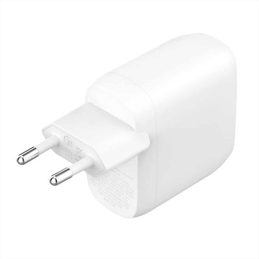 "BELKIN - CARICABATTERIE DA PARETE DUAL 30W PORTA USB-C-BIANCO"