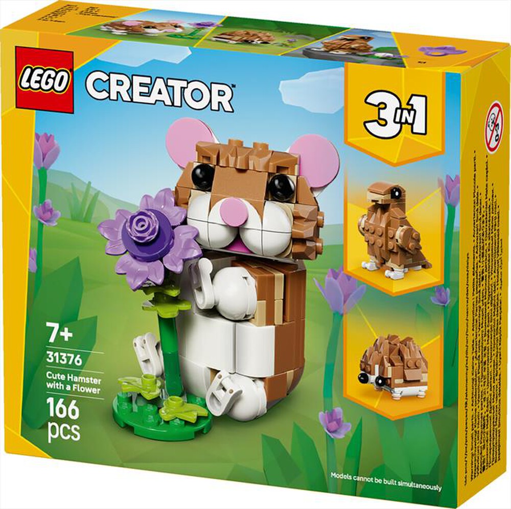 Immagine del prodotto LEGO - CREATOR 3IN1 Simpatico criceto con fiore - 31376