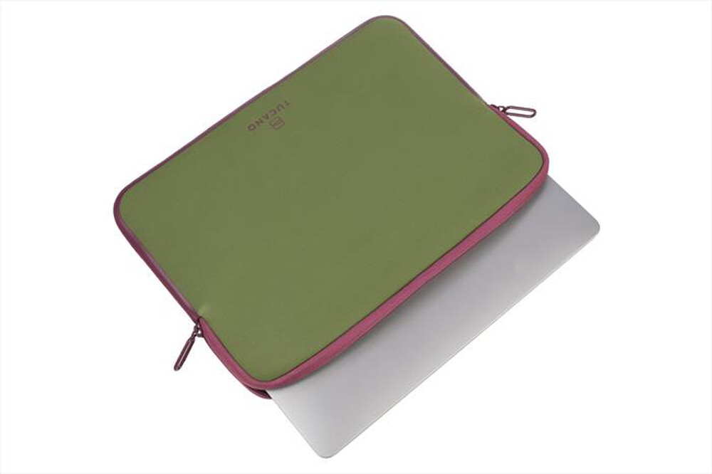 "TUCANO - Custodia ELEMENTS per Macbook e Laptop 13\"-VERDE"