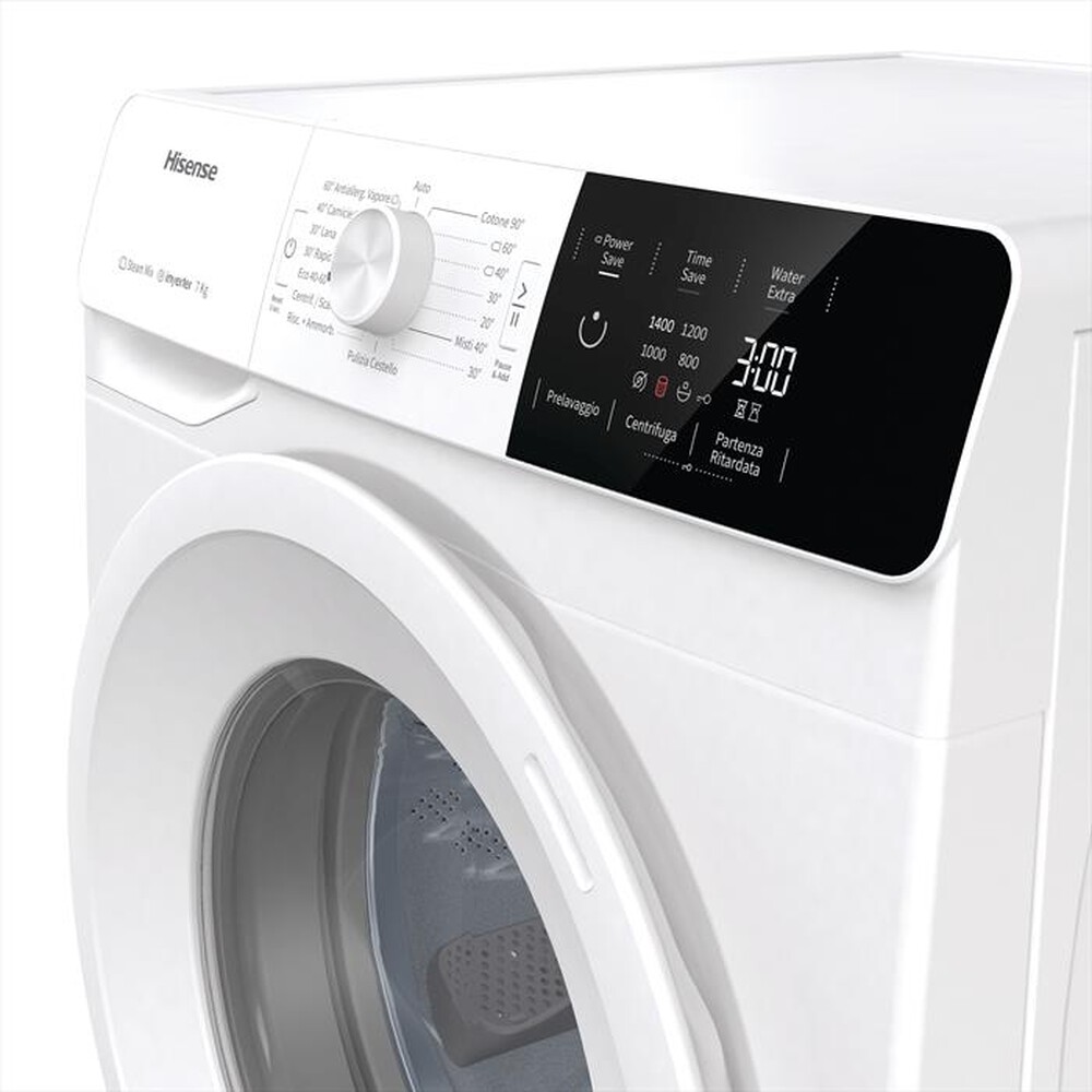 "HISENSE - Lavatrice WFGE70141VM/S 7 Kg Classe B-Bianco"
