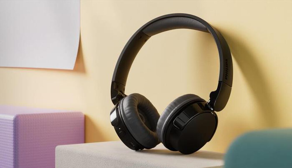"PHILIPS - Cuffie a padiglione chiuso TAH3209BK/00-BLACK"