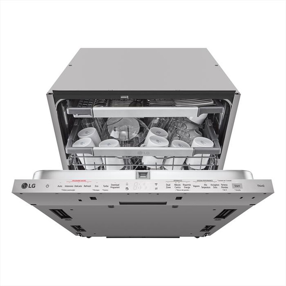 "LG - Lavastoviglie QUADWASH DB475TXS Classe A 14coperti-Acciaio"