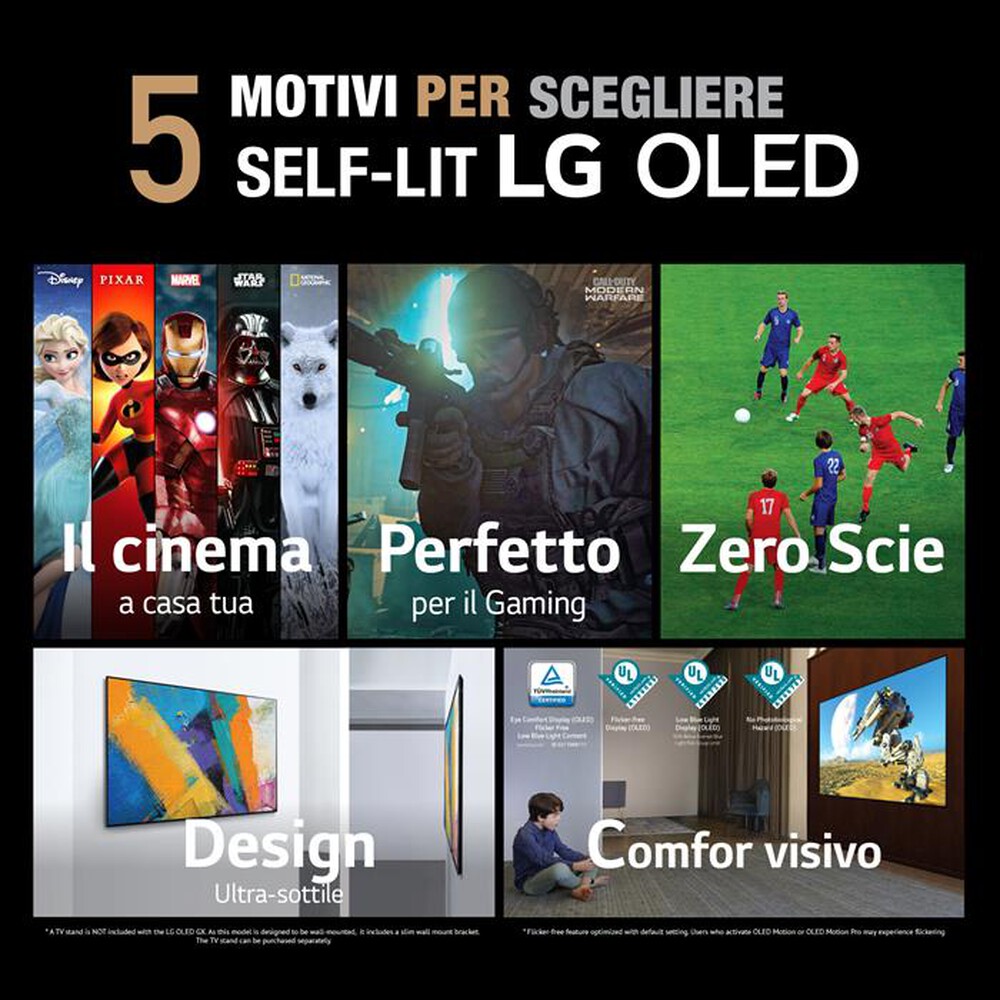 "LG - Smart TV OLED 4K 77\" OLED77C16LA-Bianco"